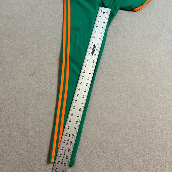 FARM RIO x ADIDAS High Rise Tights Green Leggings Patterned Training Small - Picture 7 of 10